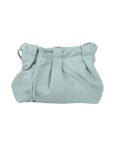 Themoirè Handbags In Sage Green