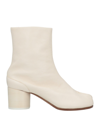 Maison Margiela Ankle Boots In Ivory