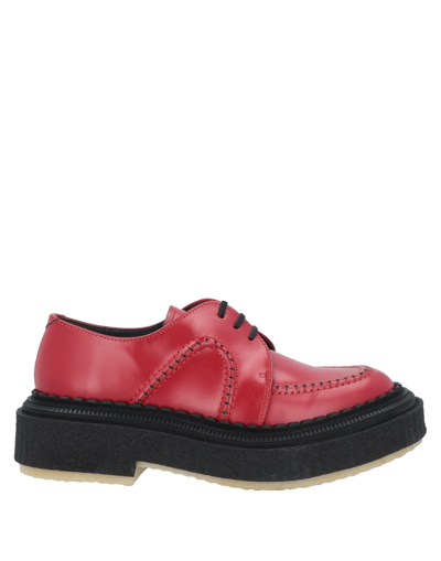 Adieu Lace-up Shoes In Red