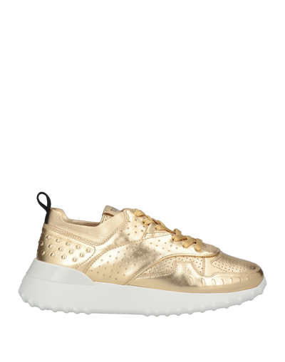 Tod's Sneakers In Gold