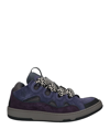 Lanvin Sneakers In Dark Purple