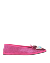 Giannico Loafers In Pink
