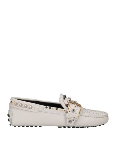 Tod's Loafers In White