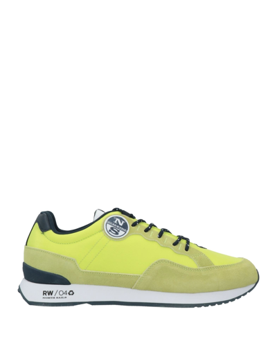North Sails Sneakers In Acid Green