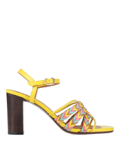Chie Mihara Sandals In Yellow