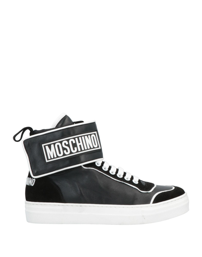 Moschino Teen Kids' Sneakers In Black