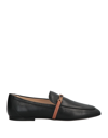 Tod's Leather Loafers In Nero
