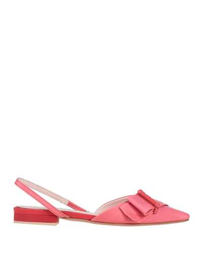 Anna Baiguera Ballet Flats In Fuchsia