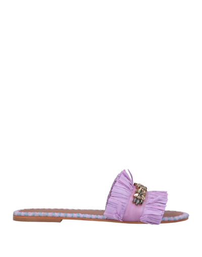 De Siena Sandals In Purple