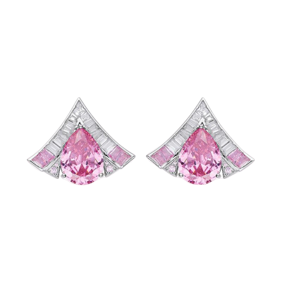 Nana Jacqueline Brigette Earrings (pink) (final Sale)