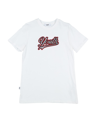 Msgm T-shirts In White