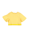 ELISABETTA FRANCHI ELISABETTA FRANCHI TODDLER GIRL TOP YELLOW SIZE 6 COTTON, ELASTANE