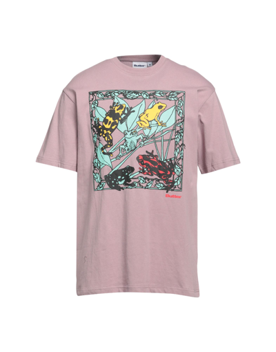 Butter Goods T-shirts In Mauve