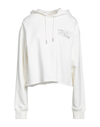 OPENING CEREMONY OPENING CEREMONY WOMAN SWEATSHIRT WHITE SIZE L COTTON, ELASTANE