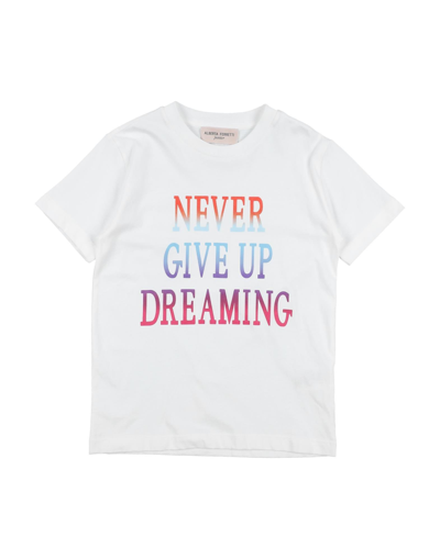 Alberta Ferretti Kids' T-shirts In White