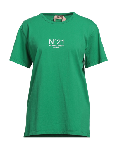 Ndegree21 T-shirts In Green