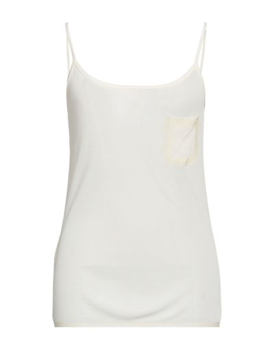 Aviu Tank Tops In White