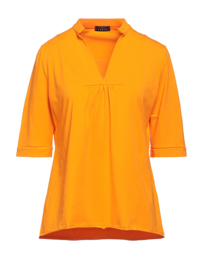 Andrea Fenzi T-shirts In Orange