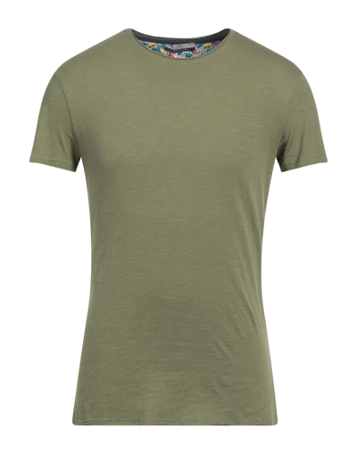 Yes Zee By Essenza T-shirts In Green
