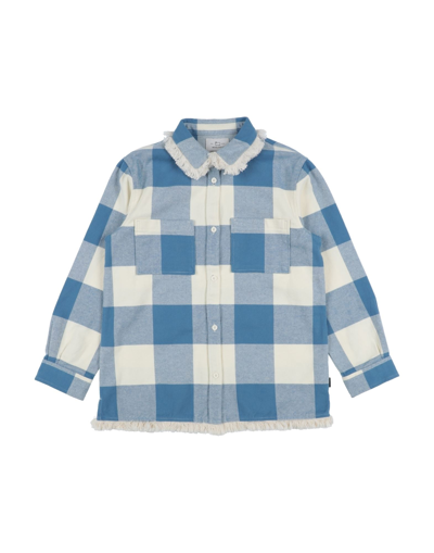 Woolrich Kids' Shirts In Blue