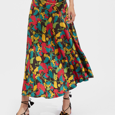 La Doublej La Double J Milan Skirt In Multicolour
