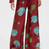 La Doublej Palazzo Pants In Ortensia Bordeaux