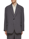 The Frankie Shop Beo Oversized Blazer - Men's - Polyester/spandex/elastane In Grey