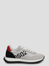 Dsquared2 Nylon And Suede Running Sneakers In White