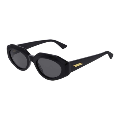 Bottega Veneta Sunglasses In Nero/grigio