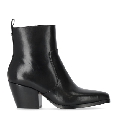 Michael Kors Harlow Black Texan Ankle Boot