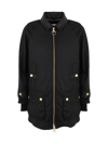 Barbour Norwood Wax Parka In Black Modern