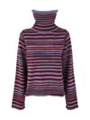Ps By Paul Smith Womens Knitted Roll Neck Pullover In Brick