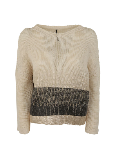 Pierantonio Gaspari P. A.r. O.s. H. Wide Leg Troseurs In Ecru