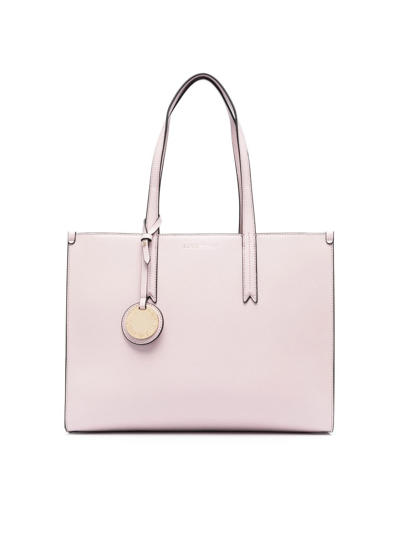 Emporio Armani D. Exterior Braid Crystals Boatneck Sweater In Orchid Black