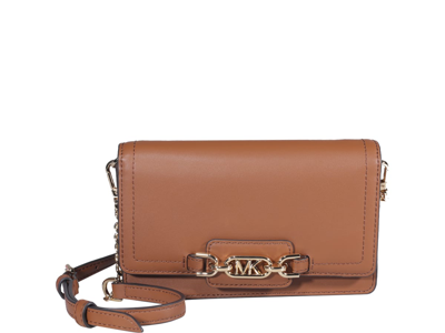 Michael Michael Kors Heather Crossbody Bag In Brown