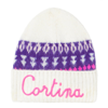 MC2 SAINT BARTH WOMAN ULTRA SOFT BEANIE WITH NORDIC JACQUARD