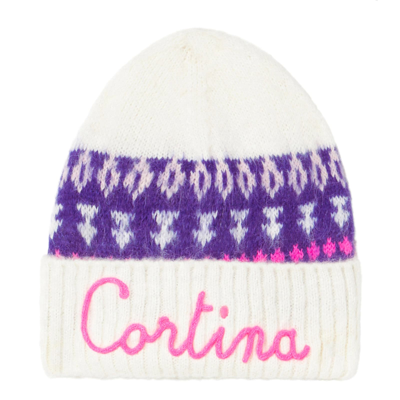 Mc2 Saint Barth Cortina Embroidered Beanie In Multicolor