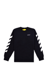 Off-white Cotton Sweatshirt In Back