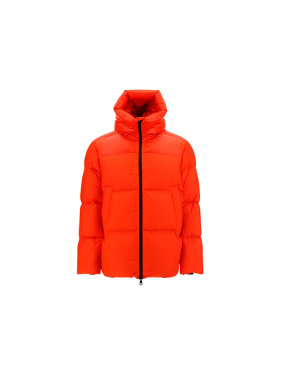 Moncler Damavand Down Jacket In Orange