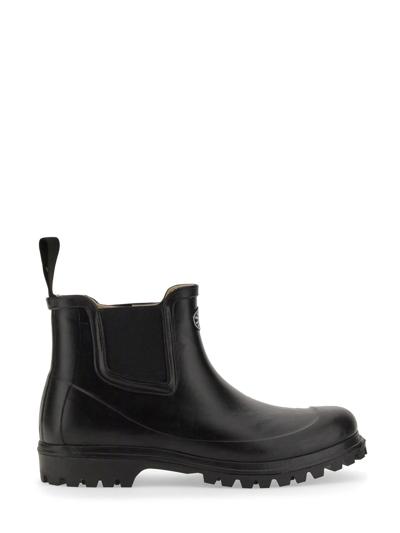Superga 798 Rubber Ankle Boots In Black