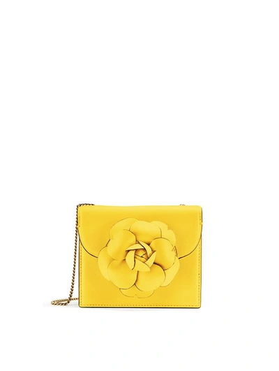 Oscar De La Renta Daffodil Mini Tro Bag