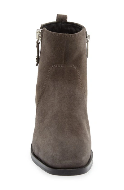 Aquatalia Colbie Water Resistant Suede Bootie In Anthracite