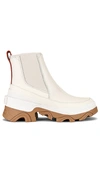 Sorel Women's Brex Boot Chelsea Boots In Natural/sea Salt In Cream