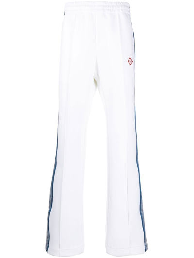 Casablanca Stripe-detail Track Pants In White
