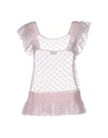 RED VALENTINO BLOUSES,38585416TP 5