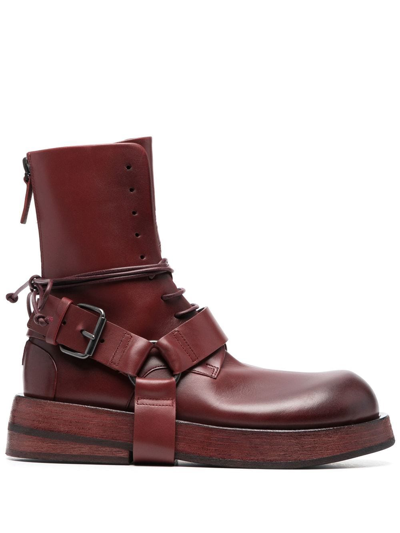 Marsèll Musona 40mm Biker Boots In Brown