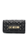 LOVE MOSCHINO QUILTED FOLDOVER WALLET