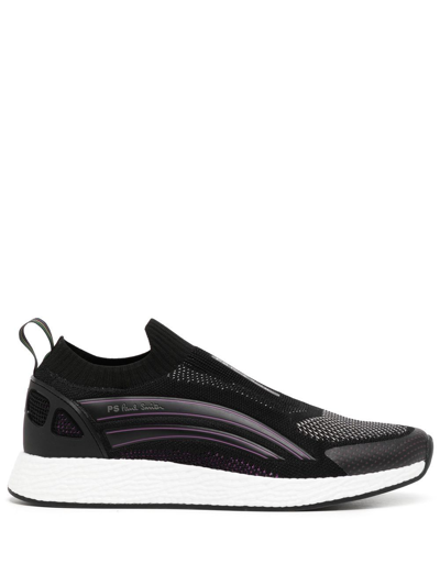 Ps By Paul Smith Low-top Slip-on Sneakers In Black