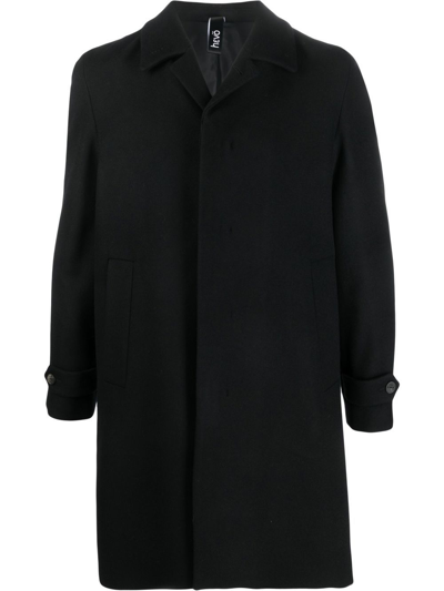 Hevo Single-breasted Coat In 黑色