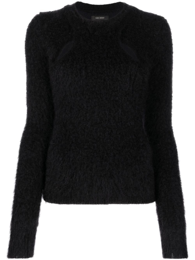 Isabel Marant Alford Cut-out Jumper In Black